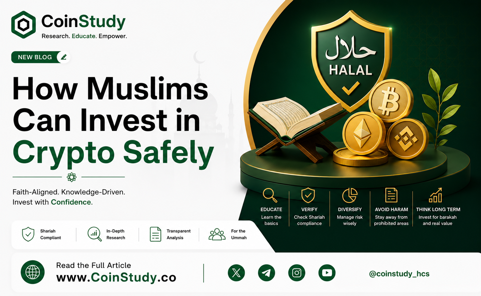 How Muslims Can Invest in Crypto Safely — Complete Islamic Finance Guide 2026