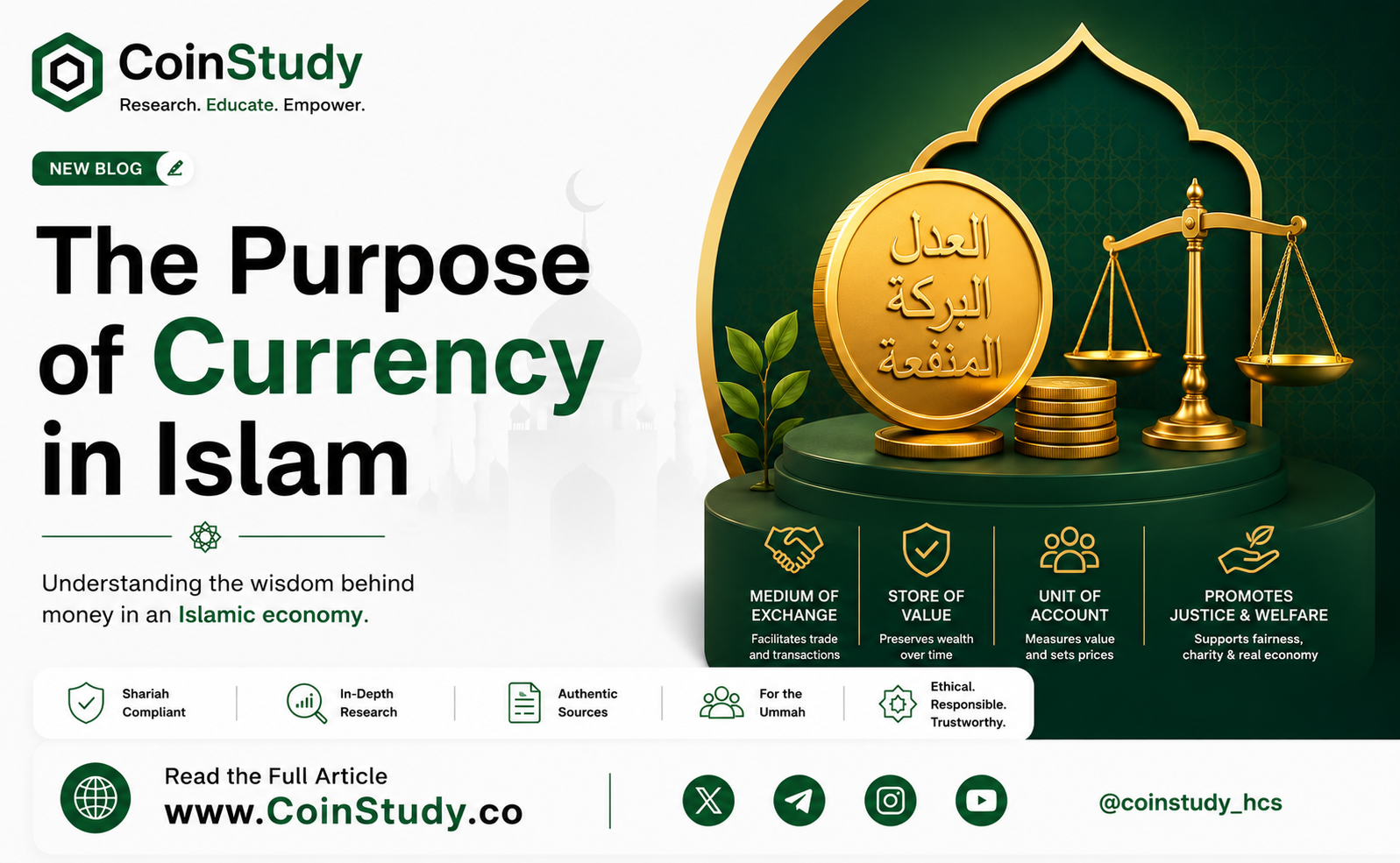 The Purpose of Currency in Islam and Where Digital Currency stands